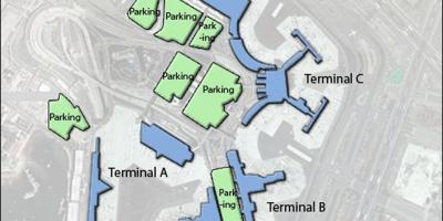 Mapa ng Boston Logan airport