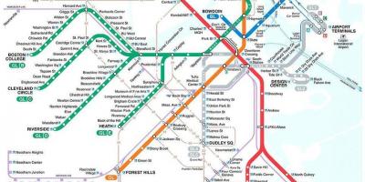 Mapa ng MBTA