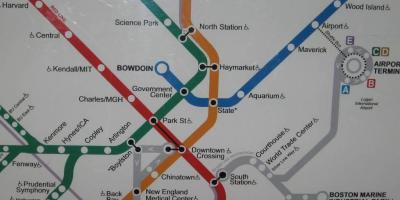Boston sa south station mapa